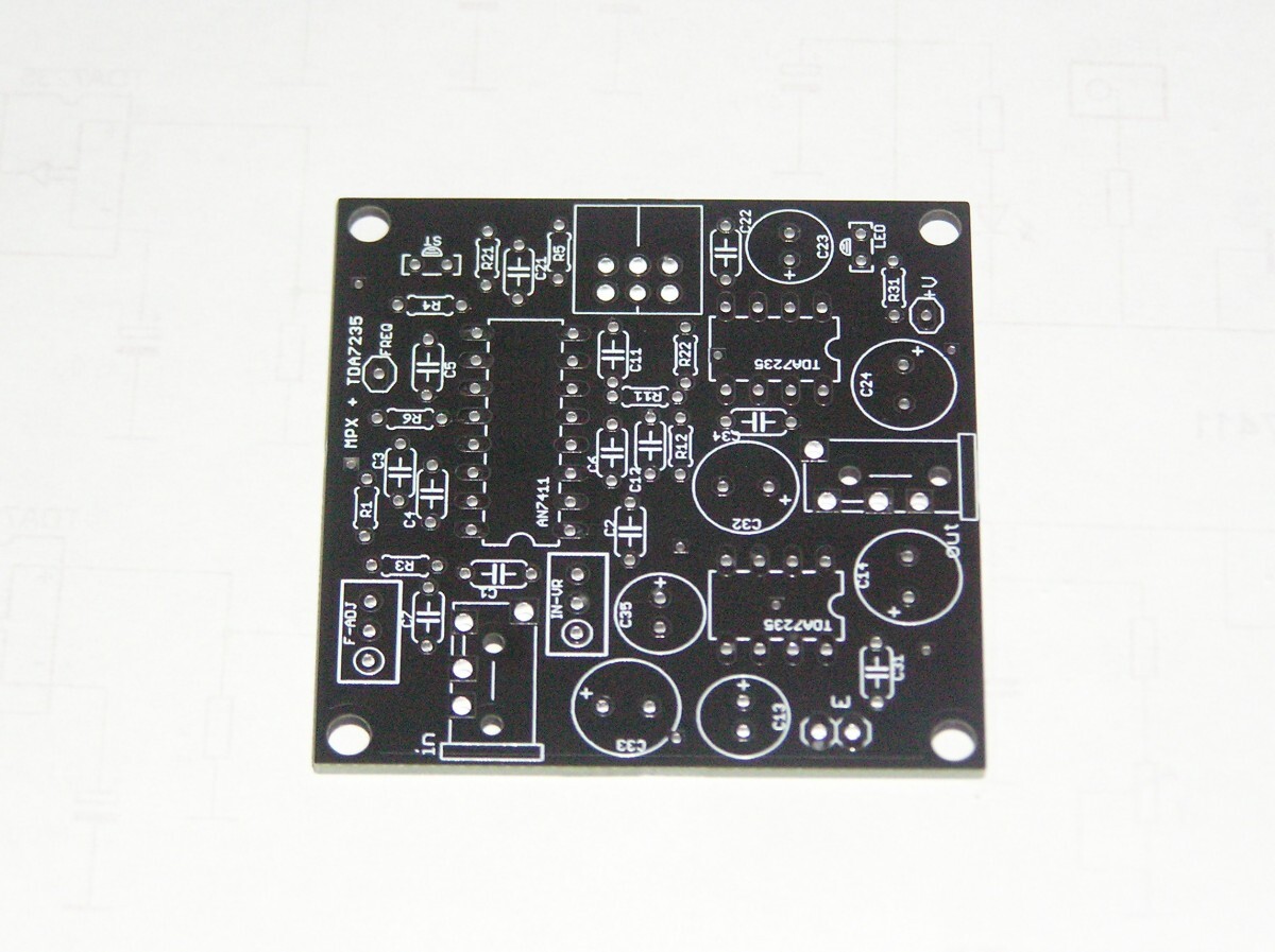 FM Stereo Recovery Board. Matsushita AN7411: AF -это TDA7235. RK-272.