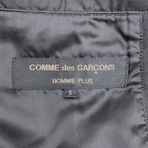 コムデギャルソン・オム・プリュス S テーラードジャケット PF-J059 メンズ 黒 COMME DES GARCONS HOMME PLUS_画像6