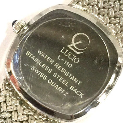 LUCIO ステンドガラス文字盤 クォーツ 腕時計 未稼働品 レディース L-110 ファッション小物_画像2