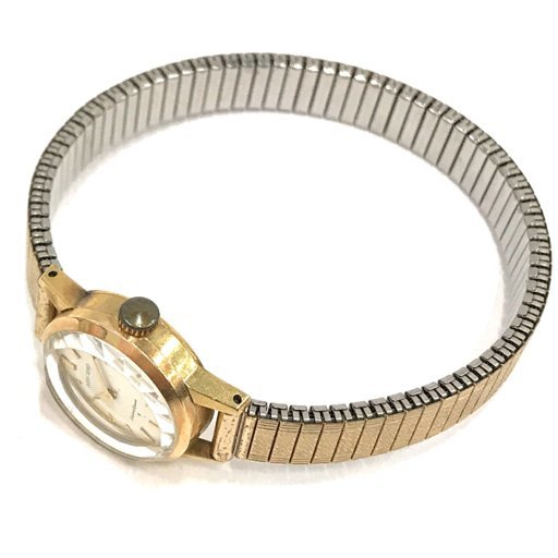 SEIKO クイーン セイコー 手巻き 機械式 腕時計 レディース シルバーカラー文字盤 社外ブレス ファッション小物_画像4