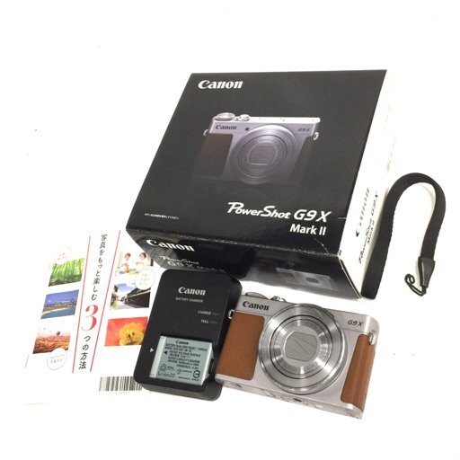 1円 Canon PowerShot G9 X MARK II 10.2-30.6mm 1:2.0-4.9 コンパクトデジタルカメラ 光学機器 C221716_画像1