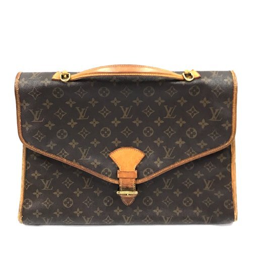 ルイヴィトン M51122 モノグラム ベルエア 2way ショルダー / ワンハンドルバッグ ブラウン系 LOUISVUITTON QR033-79の画像2