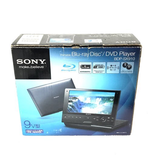 SONY BDP-SX910 portable Blue-ray disk BD DVD player accessory equipped QR034-96