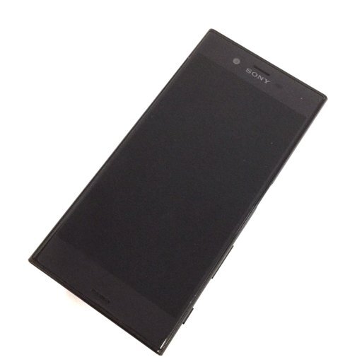 1円 Softbank android SONY Xperia XZ 601SO 32GB ミネラルブラック スマホ 本体 利用制限〇の画像1