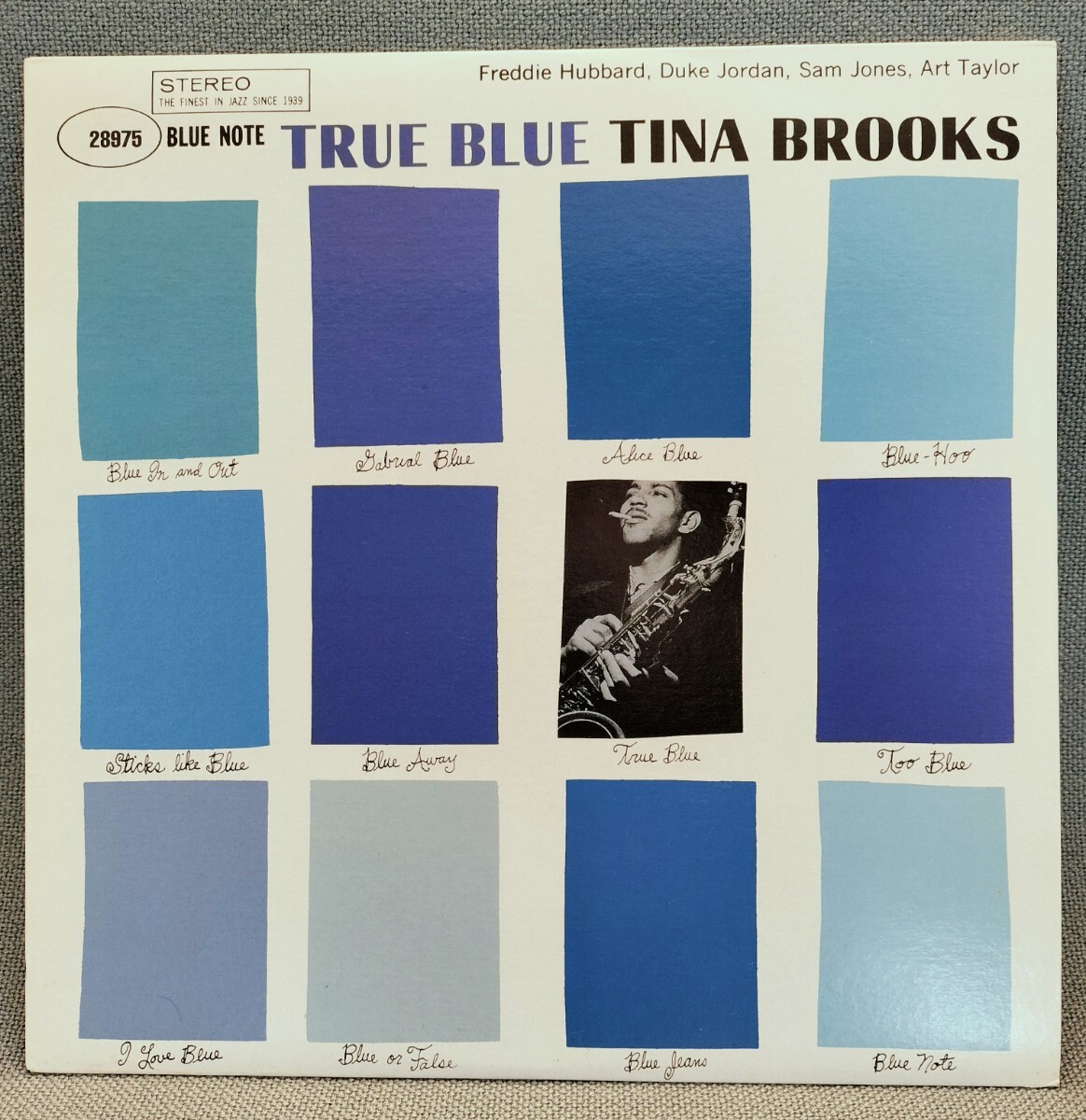 TINA BROOKS ティナ ブルックス TRUE BLUE LP 輸入リイシュー重量盤_画像1