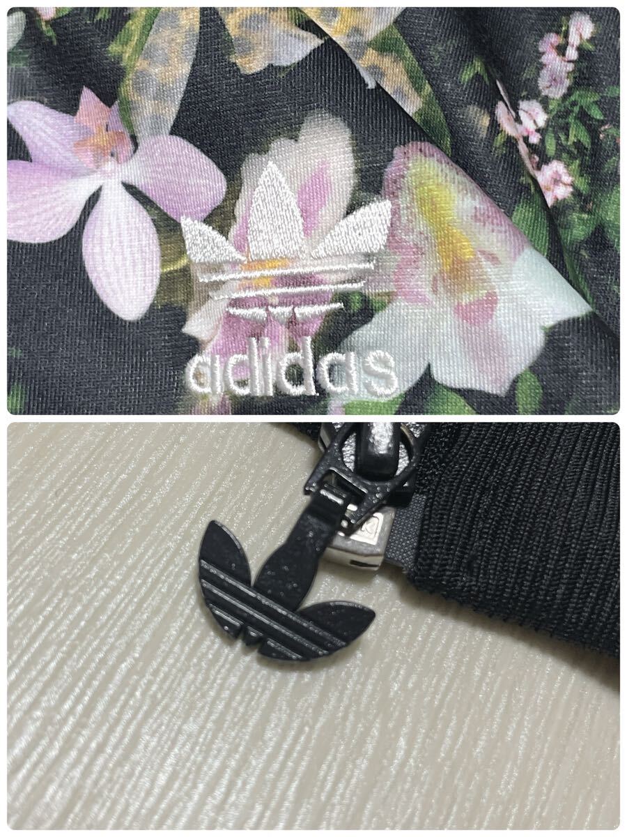 アディダスオリジナルス トラックジャケット 花柄 ボタニカル M総柄 adidas アディダス ジャージ _画像6