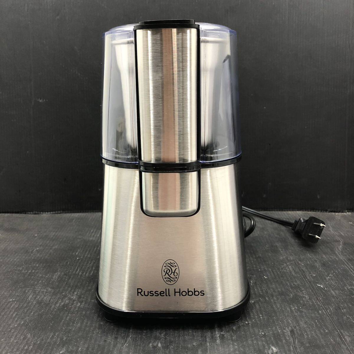 H ☆未使用品☆ Russell Hobbs ラッセル ホブス コーヒー グラインダー 7660JP 電動 コーヒーミル 電動ミル 動作確認済み 付属品完品_画像2