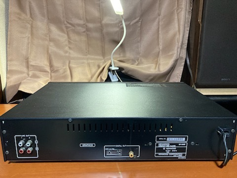 【Kenwood】ケンウッドCDプレーヤーDP-1100D（専用リモコンRC-1100D付属）_画像6