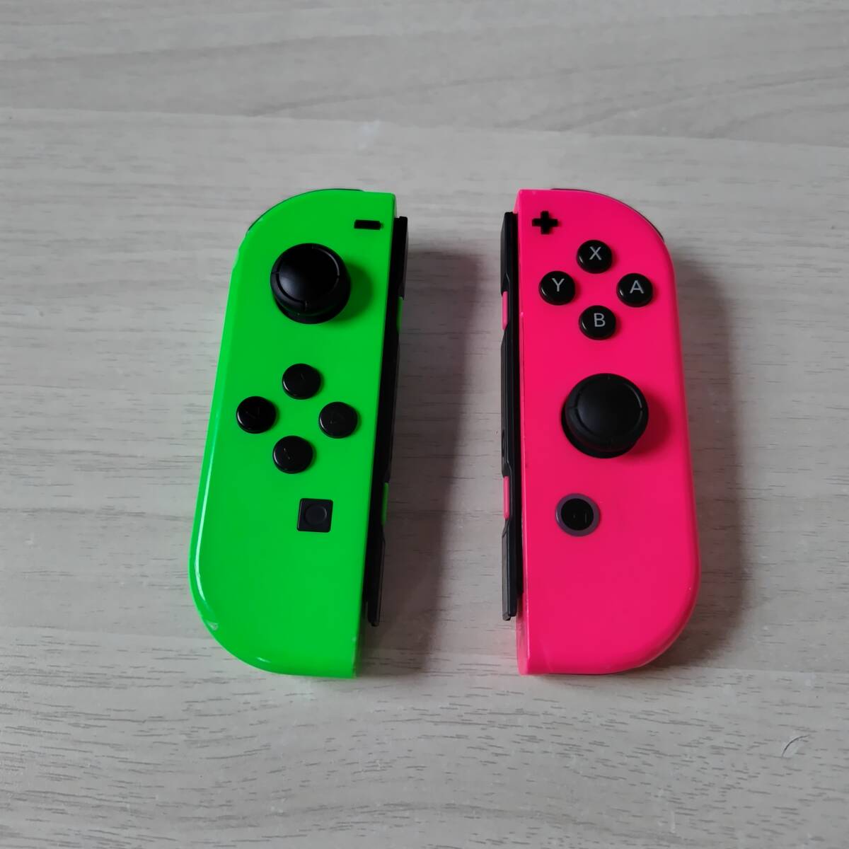 ★ジャンク Nintendo Switchコントローラー Joy-Con(L) ネオングリーン(R) ネオンピンク   何本でも同梱可★の画像1