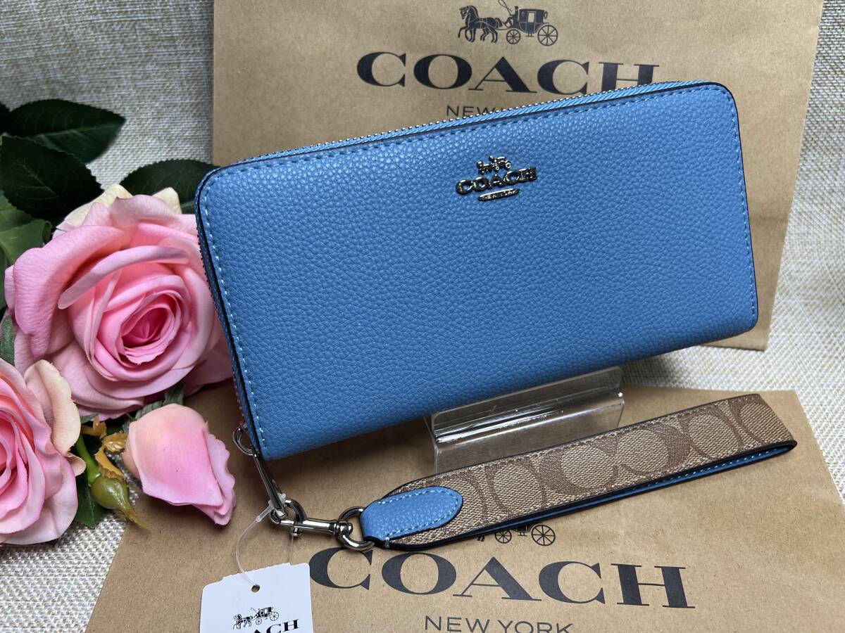 コーチ COACH 財布 長財布 シグネチャー アウトレット レディース ウォレット プレゼント贈り物 ギフト 財布 レディース 新品 CK427A205 _画像1