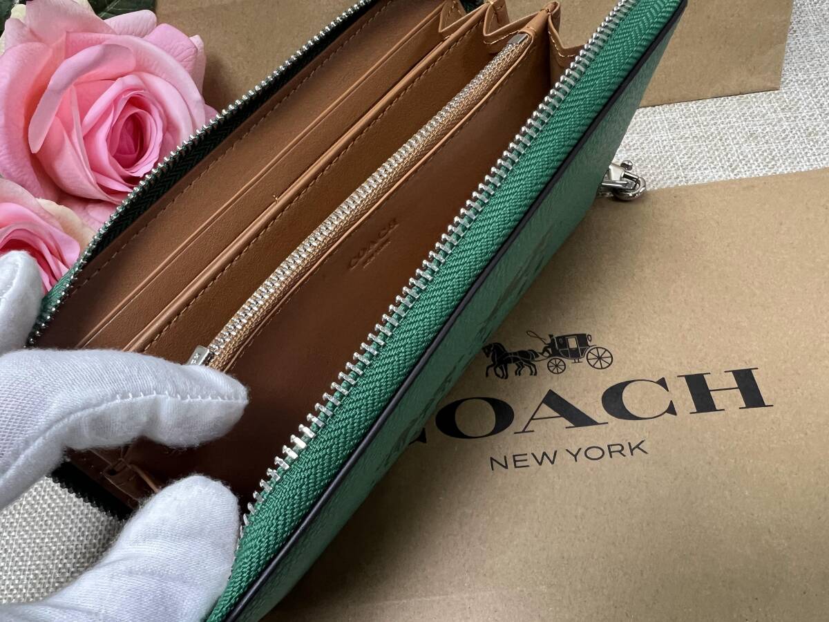 コーチ COACH 長財布 財布 ホースアンドキャリッジ リストレット付 