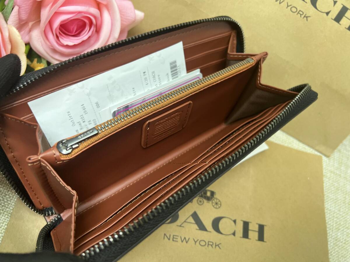 COACH財布 コーチ COACH 長財布 アコーディオン ラウンドジップ キース ヘリング レザー ホワイト プレゼント 贈り物 ギフト 87107 A241