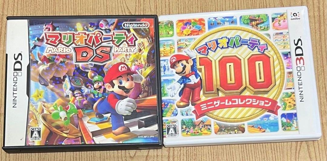 DS,3DSマリオパーティDS＋マリオパーティ100　動作確認済み　送料無料