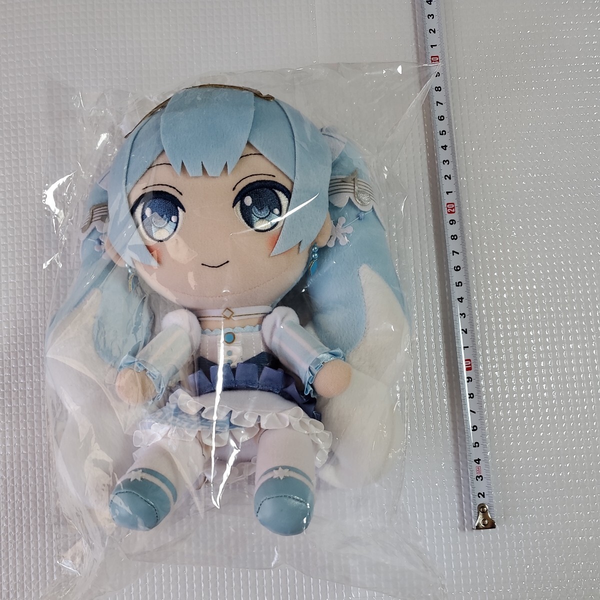 Snow Miku 2019　雪ミク　ぬいぐるみ　Snow Princess Ver. クリアファイルコンプリートセット　ガイドマップ　未使用_画像2