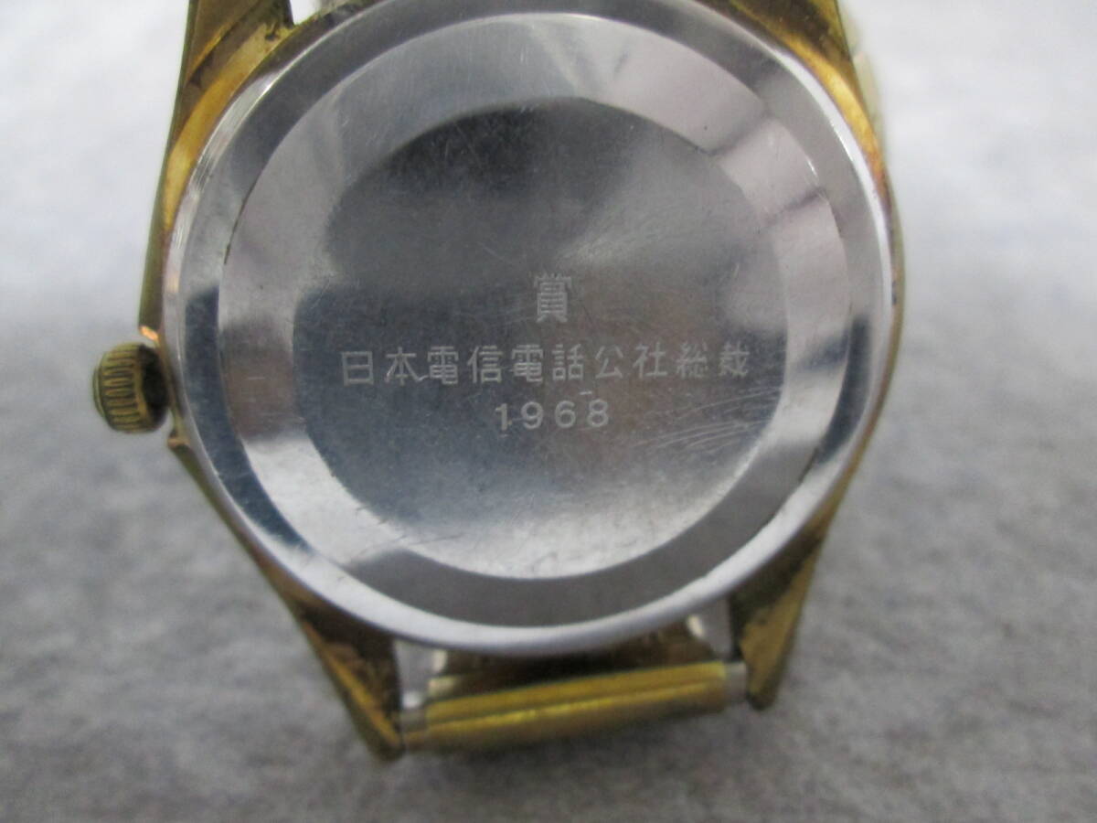 【0306i F9874】 SEIKO セイコー SKYLINER スカイライナー 21石 手巻き メンズ 腕時計 6100-8000 稼働 _画像4