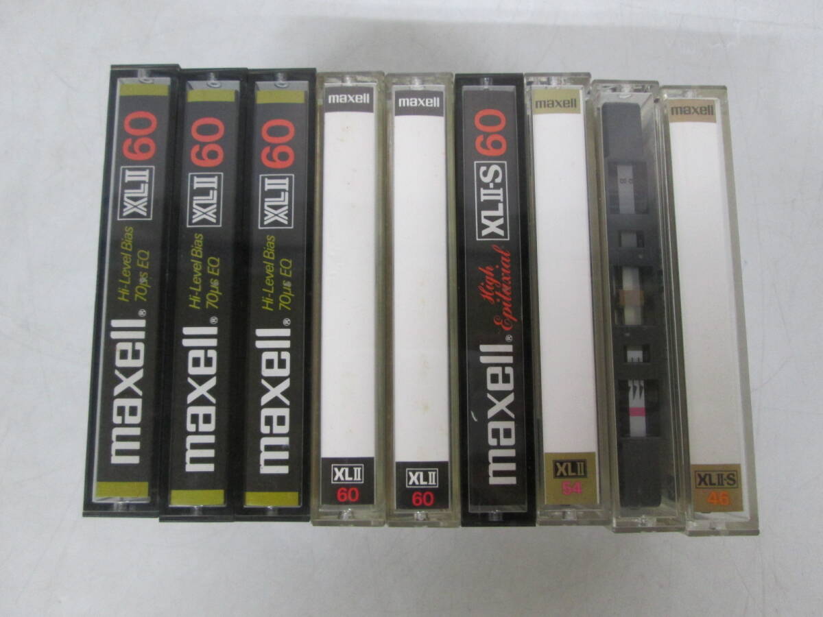 【0322n Y0211】マクセル Maxell 中古 使用済み カセットテープ 9本まとめ ハイポジション XLⅡ/XLⅡ-S 60分/54分 他_画像7