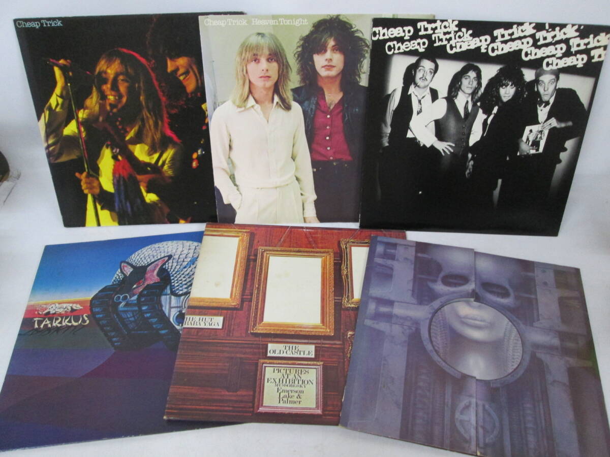 【0322n Y0217】レコード6枚まとめ チープトリック Cheap Trick 3枚/ エマーソン レイク＆ パーマー Emerson,Lake & Palmer 3枚_画像1