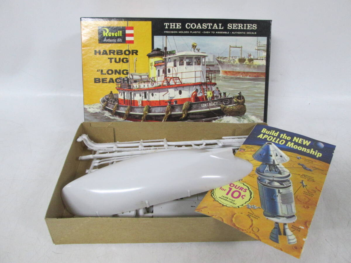 [0327h Y0361] Revell Harbor Tug Haba tag Long Beach long beach tag boat model THE COASTAL SERIES plastic model toy boat 