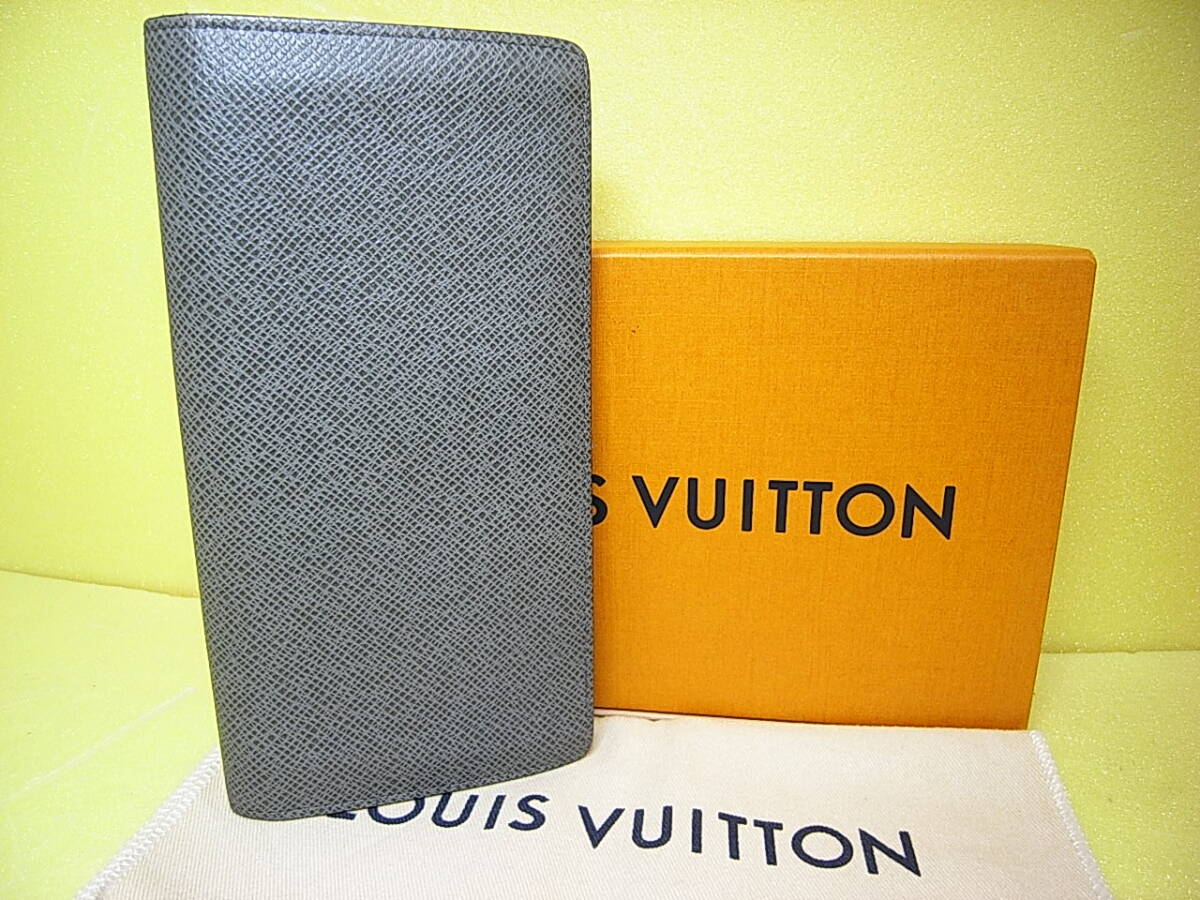 ★★ 綺麗です！★★【 LOUIS VUITTON 】タイガ ポルトフォイユ コロン グレー 長財布 箱 ★★M33401★★