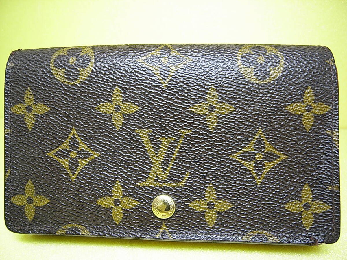 ★★★ まだまだ～です！！★★【 LOUIS VUITTON 】モノグラム ポルトモネビエトレゾール 二つ折り 財布 ★★M61730★★の画像2