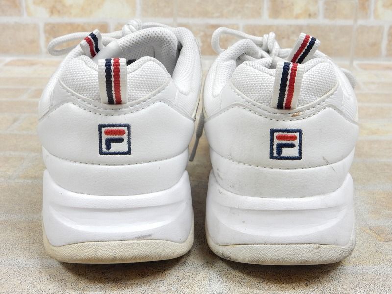 FILA FILARAY/フィラ フィラレイ ホワイト スニーカー/シューズ FS1SIA1160X-WWT 24cm ◯ 【6651y1】_画像4