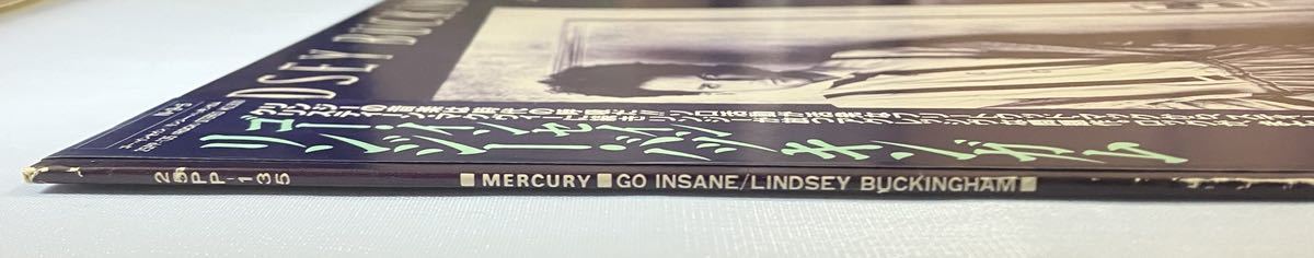 リンジー・バッキンガム「ゴー・インセイン」日本盤レコード,LP, Lindsey Buckingham Go Insane, フリートウッド・マック, ROCK, ロック_画像3