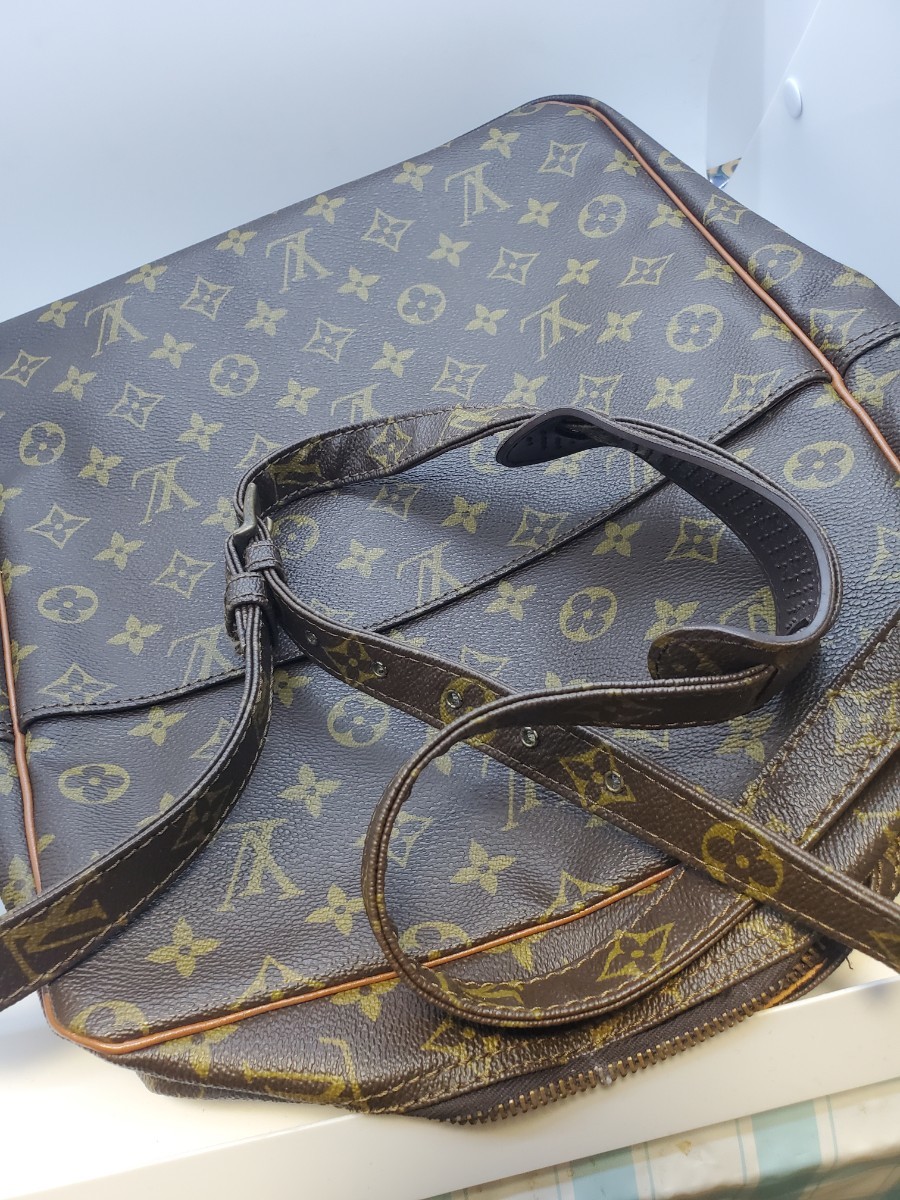 １円スタート ルイヴィトン モノグラム LOUIS VUITTON ヴィンテージ バッグ 中古 破損あり_画像7