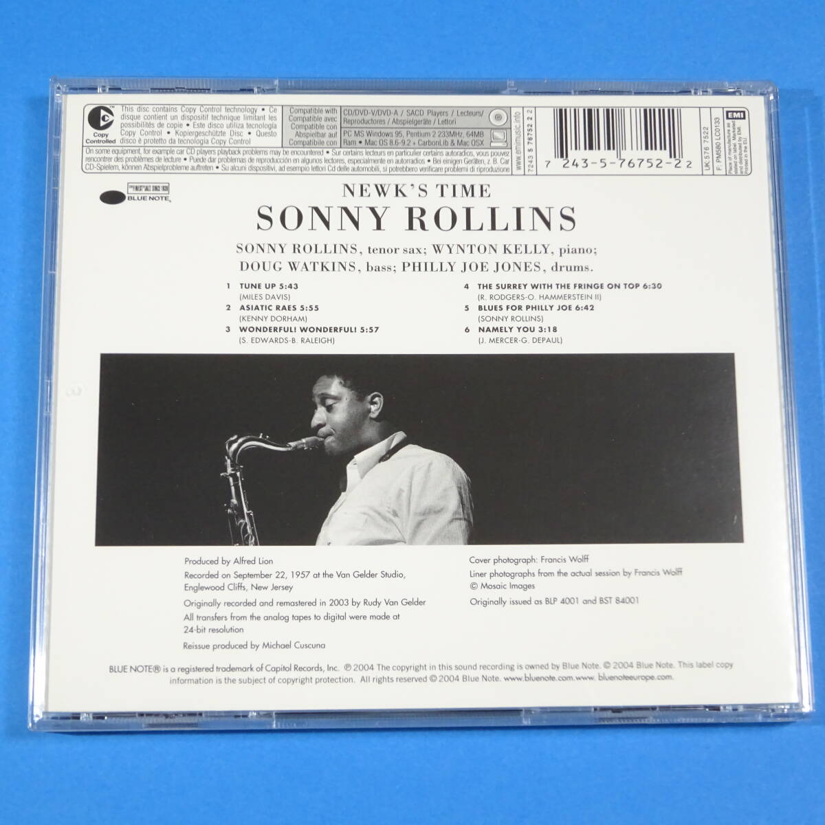 CD ソニー・ロリンズ / ニュークス・タイム SONNY ROLLINS / NEWK’S TIME 2004年 EU盤 ジャズ ハードバップの画像2