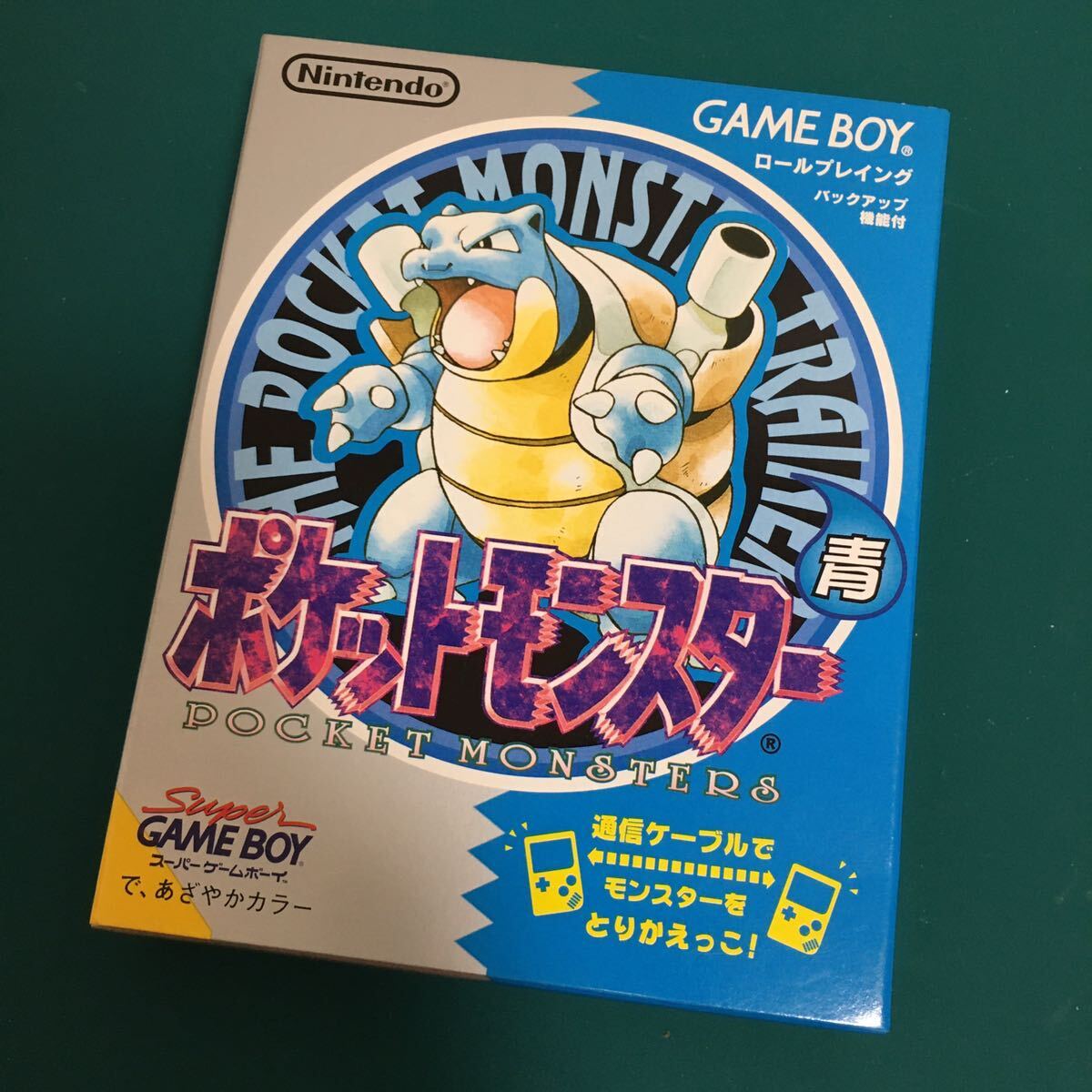 新品　ポケットモンスター ポケモン pokemon 青　ゲームボーイ GB 通常盤　GAMEBOY_画像1