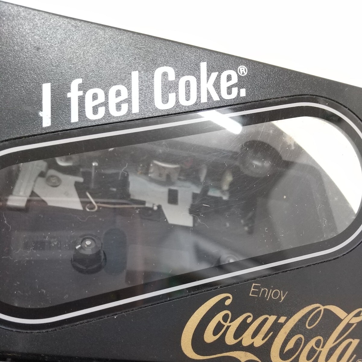 146　中古　コカ・コーラ　Coca-Cola　非売品　ポシェット型ラジカセ　訳アリ　カセット　日本製　※ジャンク【動作しません】_画像6
