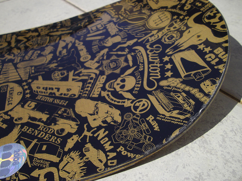 BURTON CLASH 160cm 2008年モデル サロモンビンディングLサイズ　バートン スノーボード板_画像5