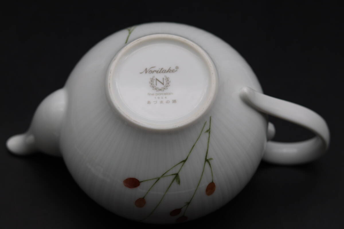 【美品】【未使用】Noritake ノリタケ ティーポット 洋食器 陶磁器 レトロ _画像5