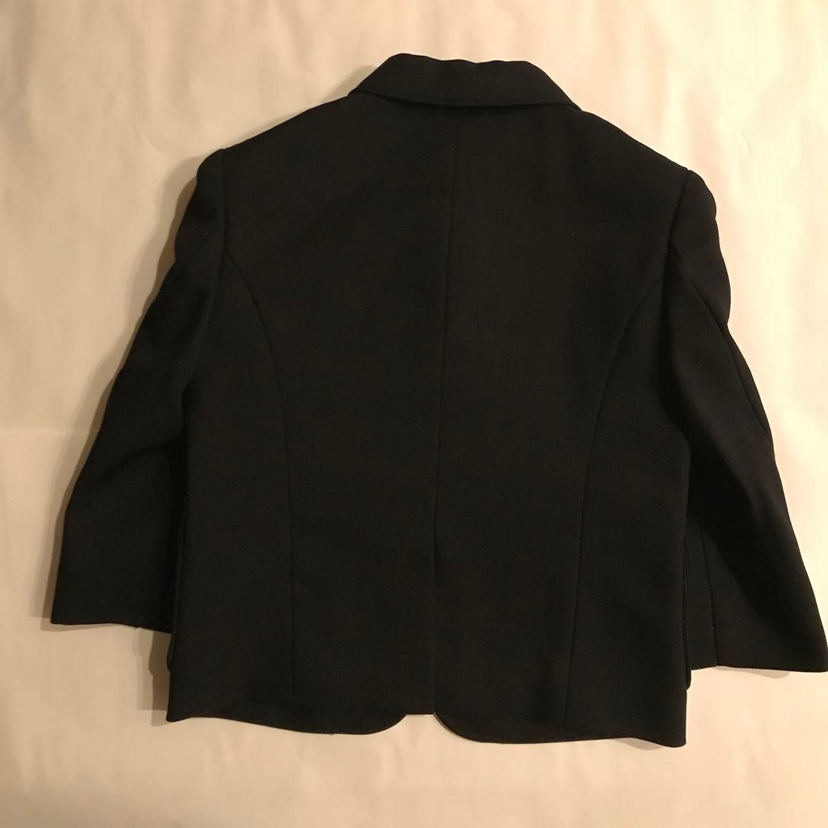D.C.WILLIAMS 100cm 男の子　セレモニースーツ（ジャケット・ズボン）　黒　ポケットチーフ付き