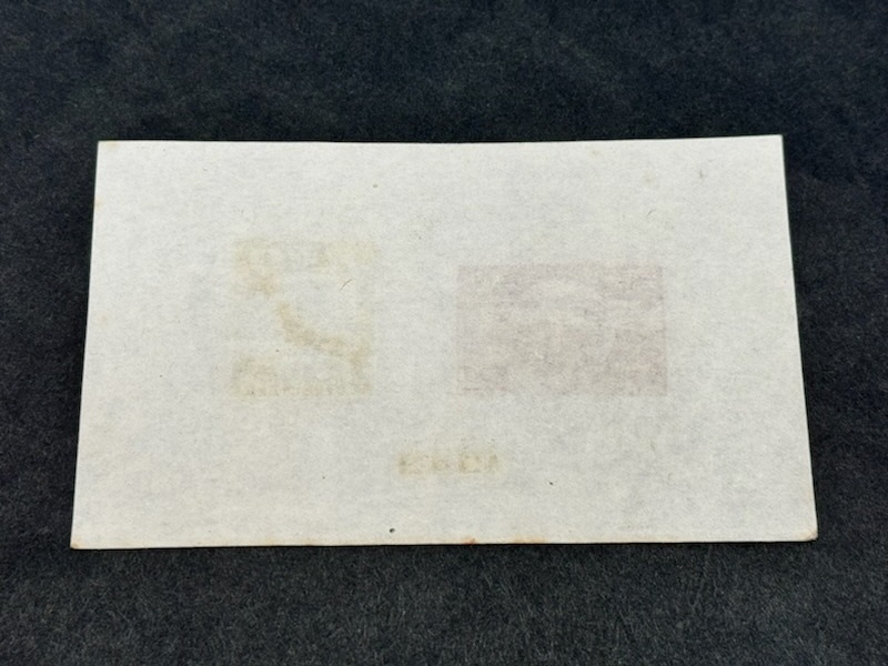 1949年 UPU75年 万国郵便連合75年記念切手 小型シート 未使用の画像2