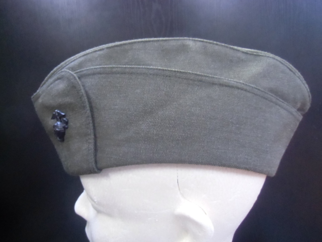 Q2 ミリタリー サバゲー コンバット 米軍放出品 実物 USMC 海兵隊 ギャリソン 帽子 バッジ 制帽 キャップ 制服 ドレス アメカジ コスプレ Mの画像3