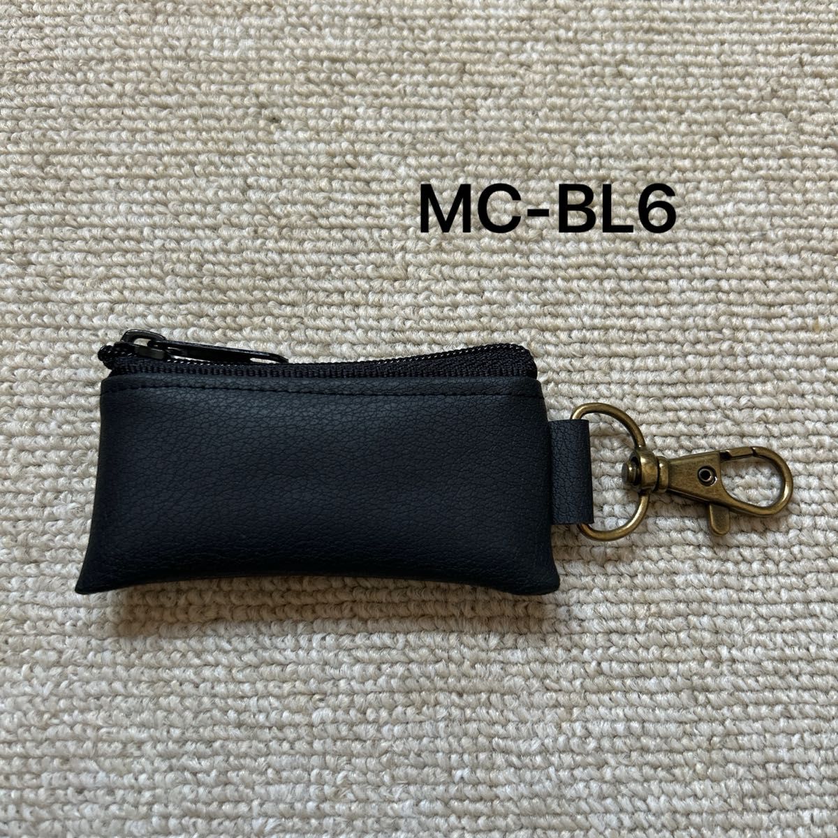 MC-BL6ハンドメイド　ミニコインケース　レザー　小銭入れ　薬入れ　小物入れ