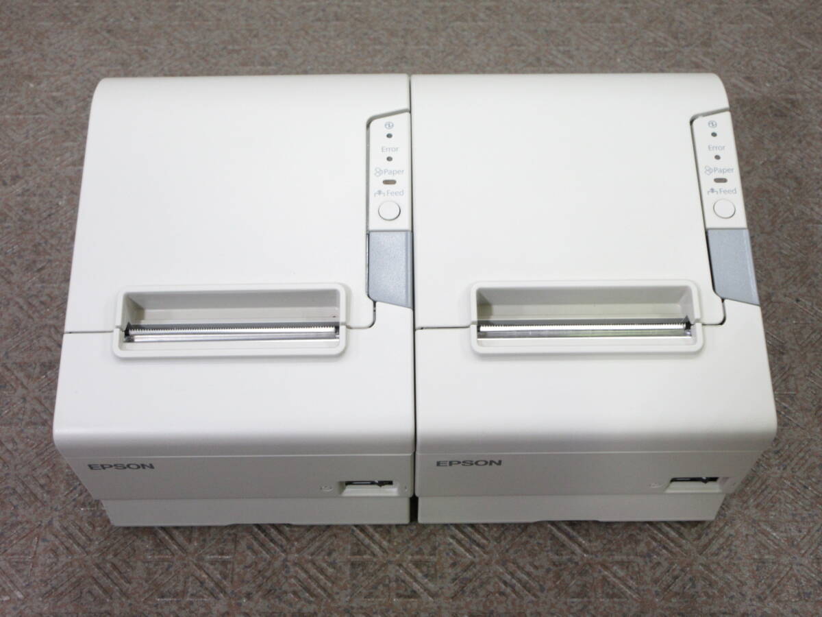 【2台セット】EPSON / サーマルプリンタ TM-T88Ⅴ M244A / USB / 用紙幅80mm / レシートプリンタ / No.T392_画像4