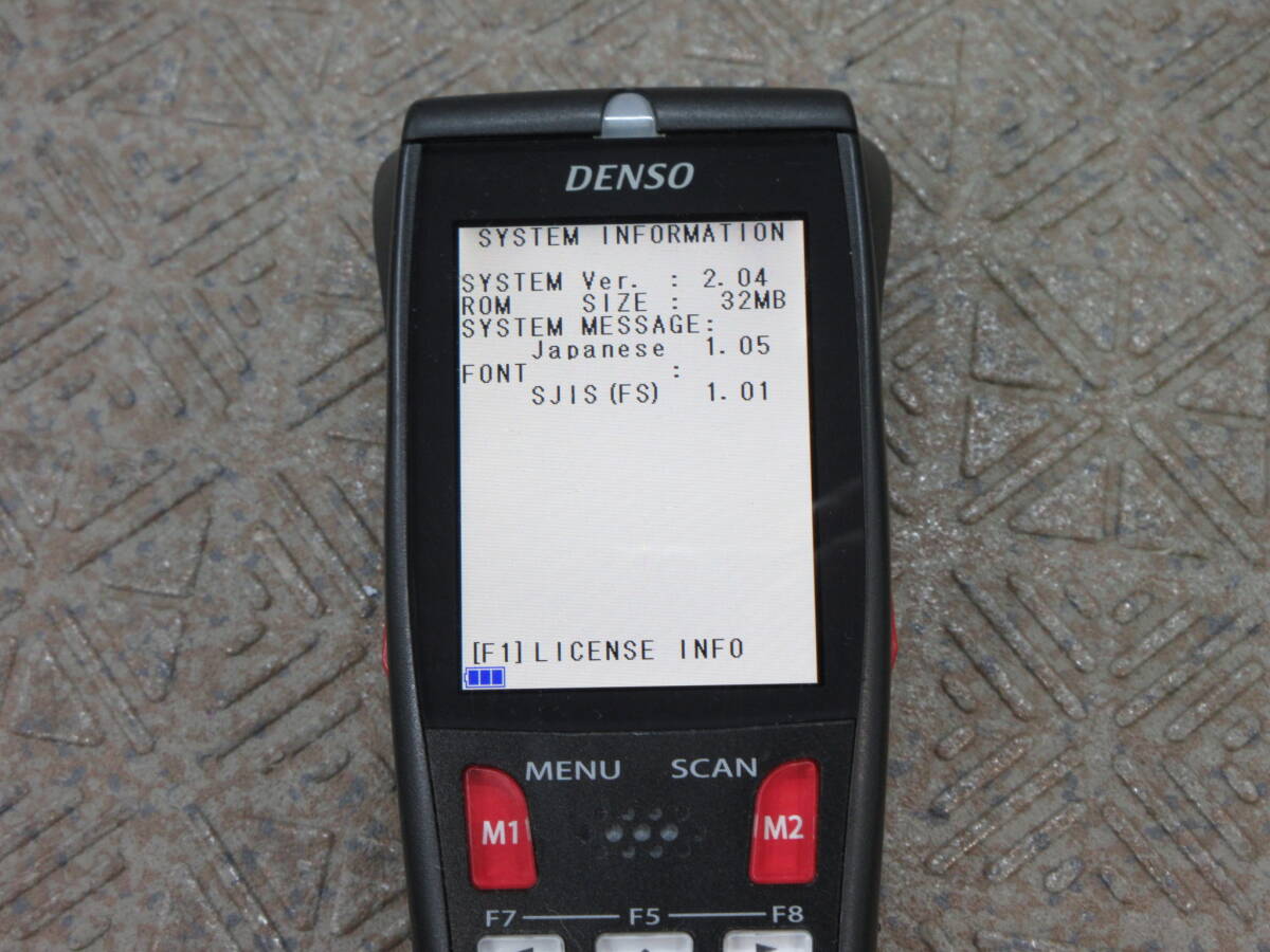 【4台セット】DENSO / デンソー / ハンディターミナル BHT-805BW / バッテリ単体4連充電器 (CH-704) 付き / No.T774の画像5