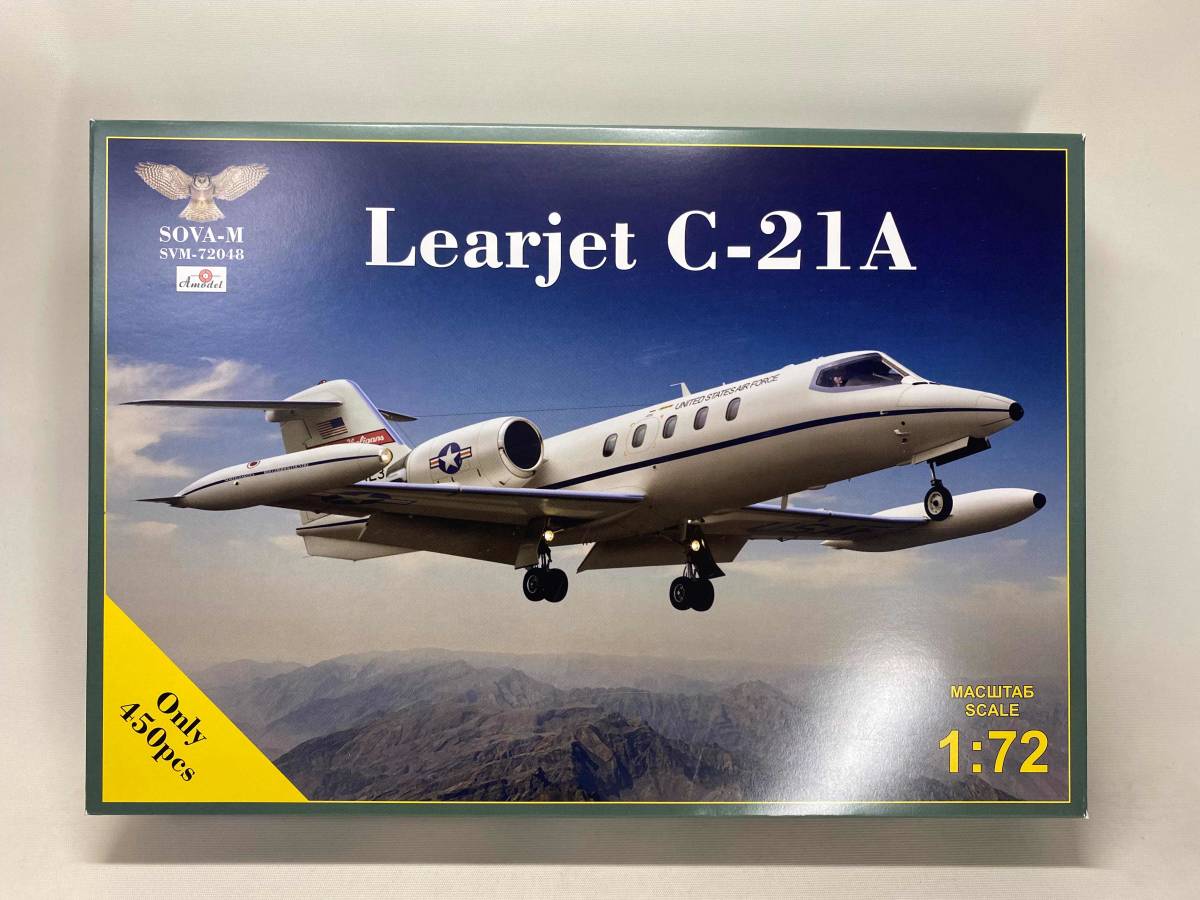 送料無料　1/72　SOVA Models 72048 Learjet C-21A USAF リアジェットC-21Bジェット輸送機・米空軍_画像1