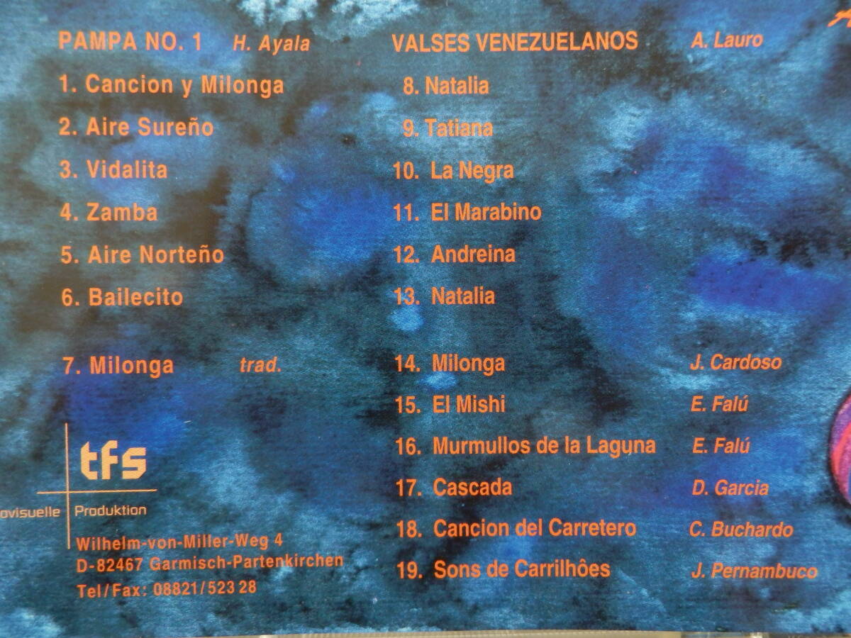 CD/ラテンアメリカ:ギター作品集/Musica Latinoamericana-Guitarra/Hector Ayala:Pampas 1/Antonio Lauro:Valses Venezolanos/Eduardo Falu_画像4