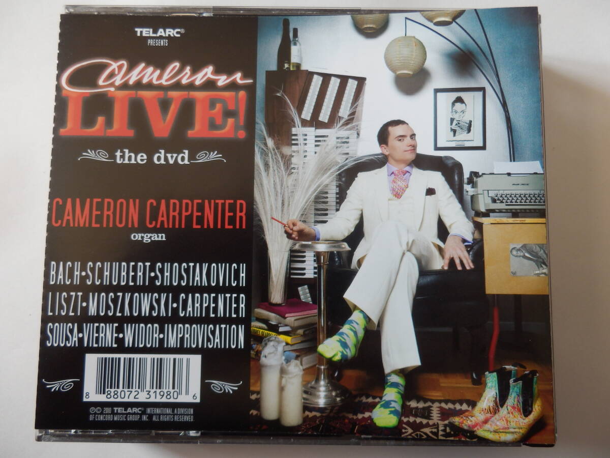 CD&DVD/US: オルガニスト/キャメロン.カーペンター/Cameron Carpenter - Cameron Live!/Cameron Carpenter:Bach/デジタル.オルガン_画像2