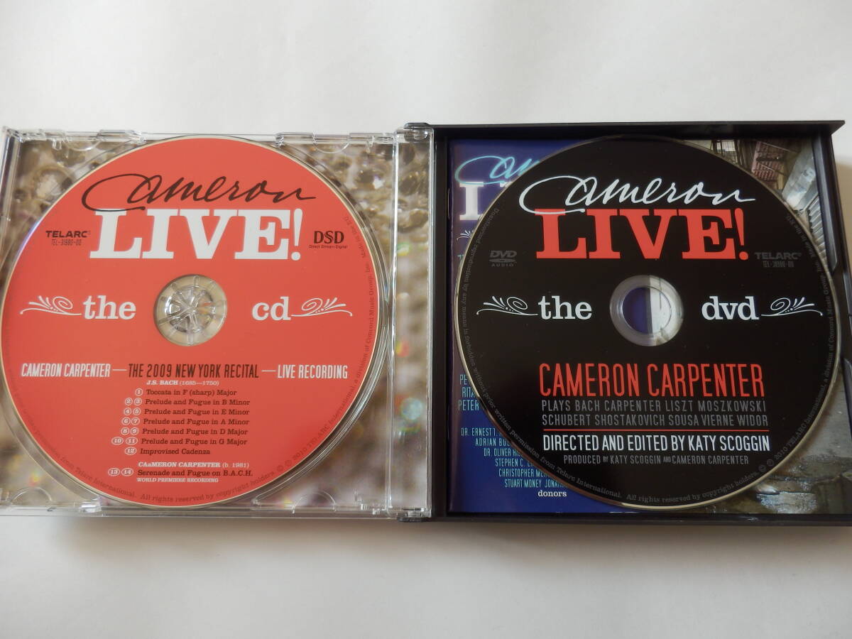 CD&DVD/US: オルガニスト/キャメロン.カーペンター/Cameron Carpenter - Cameron Live!/Cameron Carpenter:Bach/デジタル.オルガン_画像3
