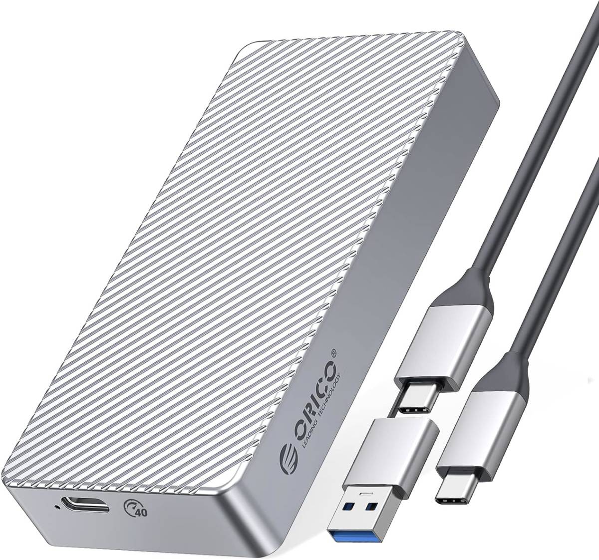 OY23 ORICO M.2 SSD 外付けケース USB4.0 NVMe ケース M.2 SSD ケース 40Gbps NVMe PClE M-Key(B+M Key)2280_画像1