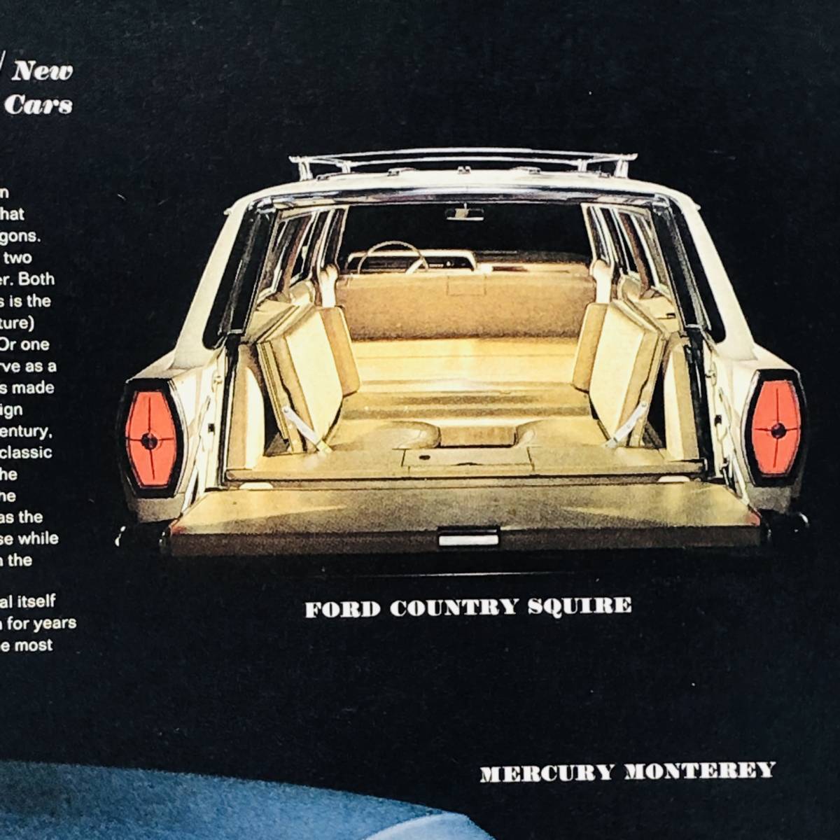 『 フォード 』ビンテージ 広告　60年代　フレーム 付 ポスター 当時物 額付 LIFE 雑誌 アンティーク FORD_画像3