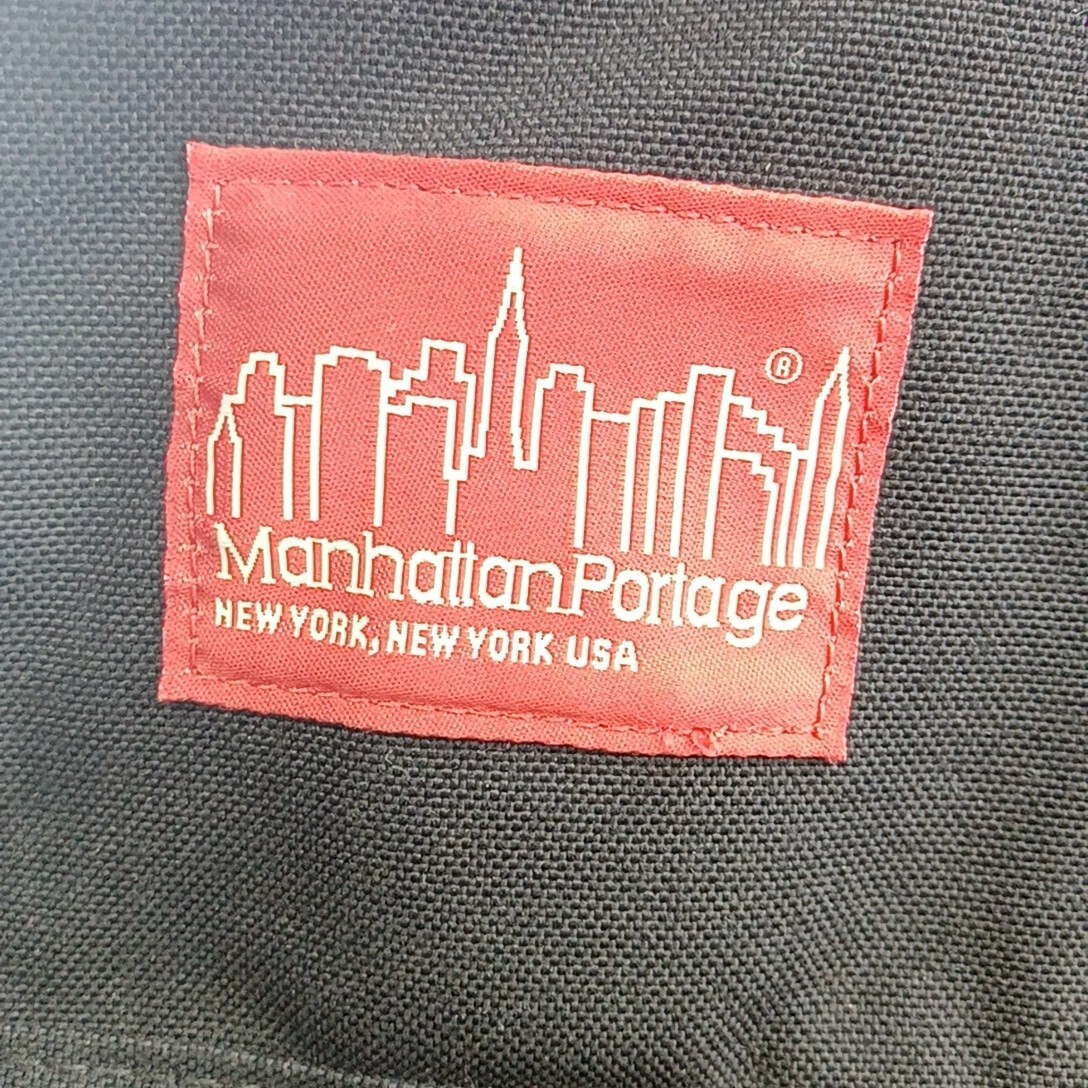 P $【商品ランク:B】 マンハッタン ポーテージ Manhattan Portage リュックサック バックパック デイバッグ 男女兼用鞄 ブラック系の画像8