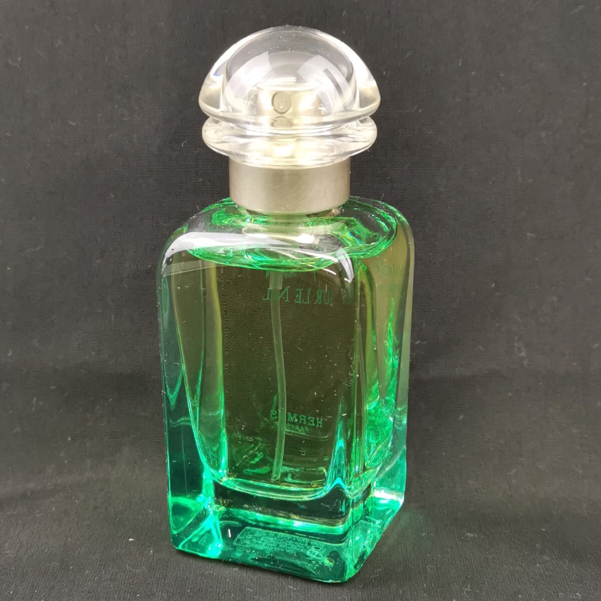 244 #【 50ml ほぼ満タン 】 HERMES UN JARDIN SUR LE NIL エルメス ナイルの庭 EDT オードトワレ SP スプレー 香水 フレグランス_画像5