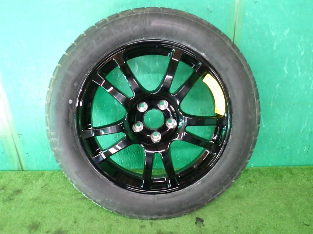 フーガ[KY51 前期]スペアタイヤ T155/80R18インチ ビッグキャリパー akebono曙ブレーキ ENKEI エンケイ_画像1