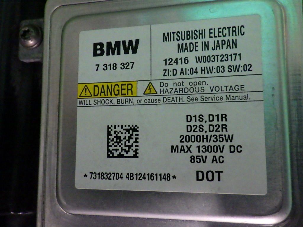 BMW M135i[F20前期]ヘッドライト(HID右ライト)ヘッドランプ バラスト付 キセノン 7229688の画像5