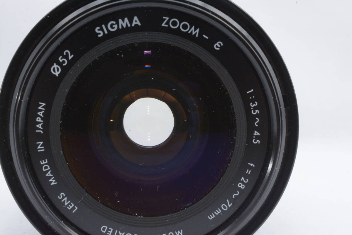 【1円スタート！】Sigma Zoom-ε F/3.5-4.5 28-70mm ペンタックス Kマウント 動作未確認 KK03212_画像7