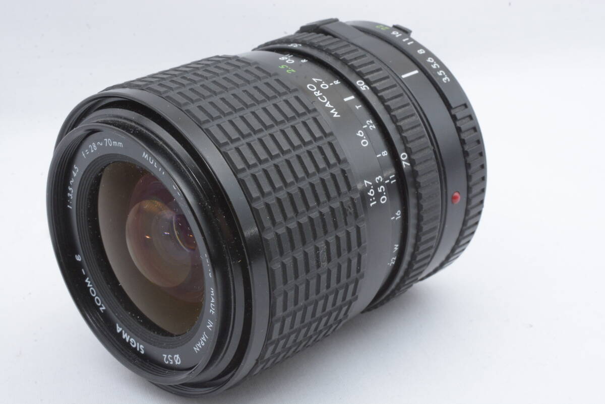 【1円スタート！】Sigma Zoom-ε F/3.5-4.5 28-70mm ペンタックス Kマウント 動作未確認 KK03212の画像1